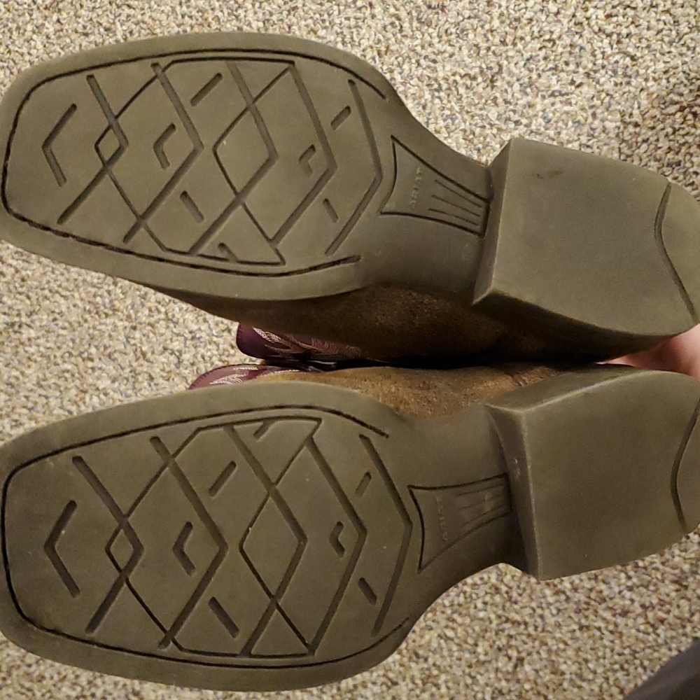 Ariat purple detail boots - Picture 4 of 5